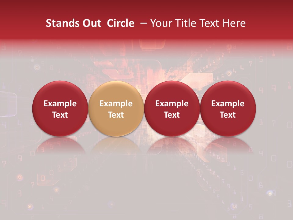 Angular Abstract Arrangement PowerPoint Template
