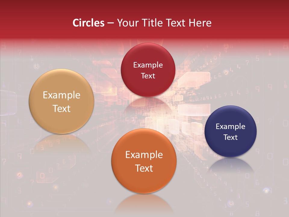 Angular Abstract Arrangement PowerPoint Template