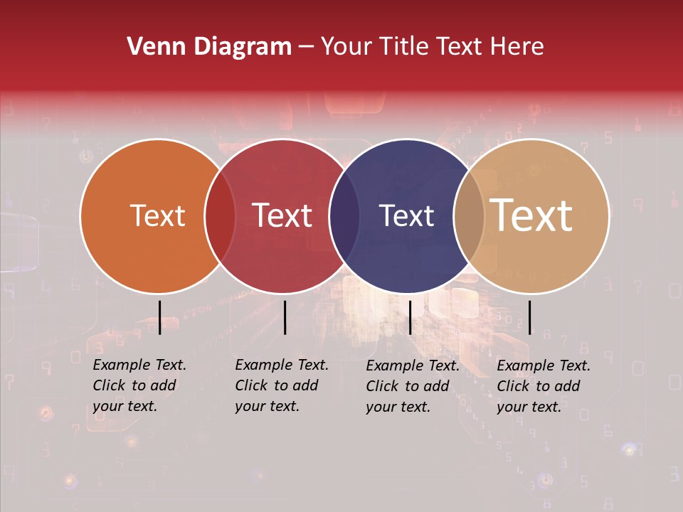 Angular Abstract Arrangement PowerPoint Template