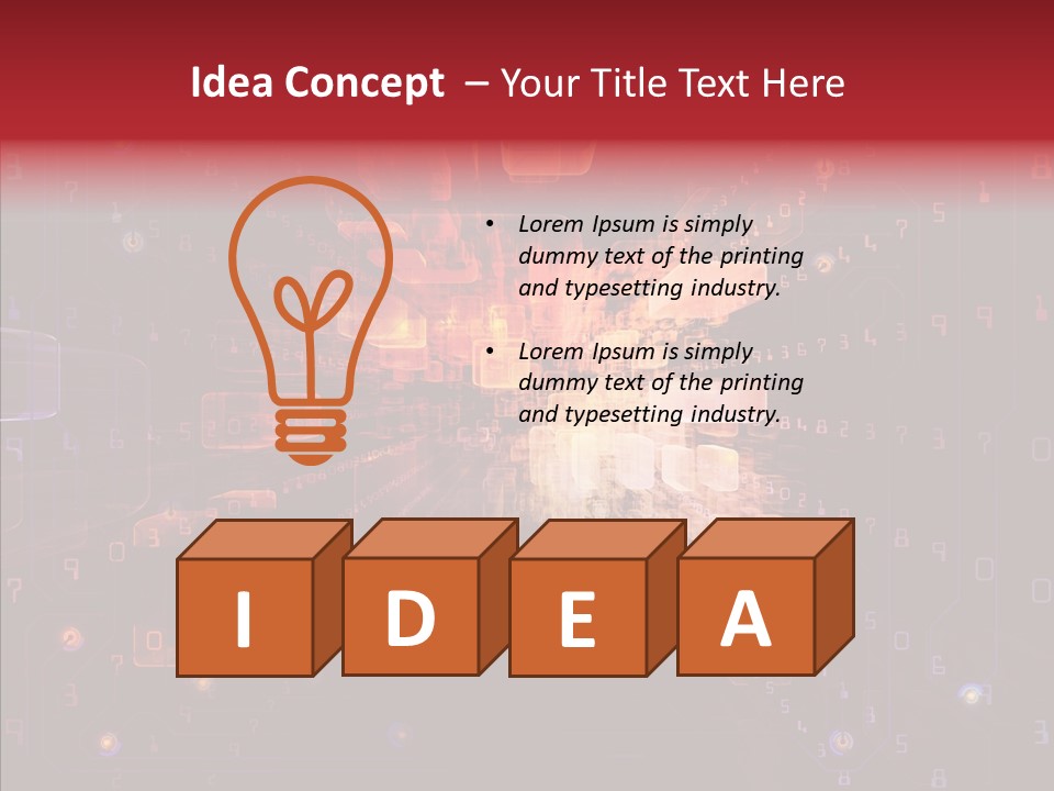 Angular Abstract Arrangement PowerPoint Template
