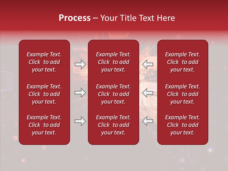 Angular Abstract Arrangement PowerPoint Template