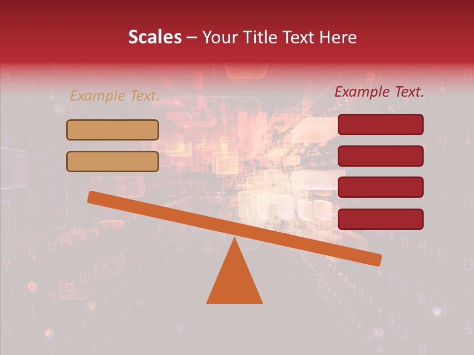 Angular Abstract Arrangement PowerPoint Template