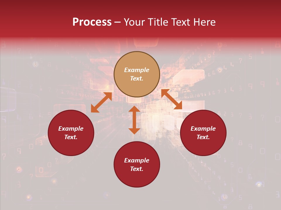 Angular Abstract Arrangement PowerPoint Template