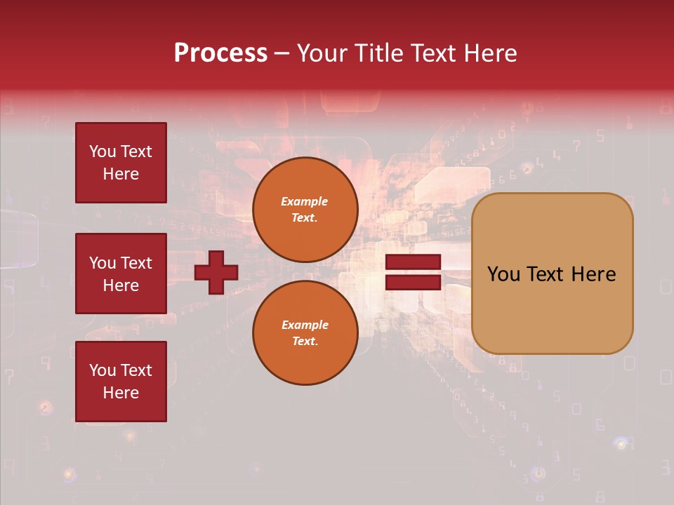 Angular Abstract Arrangement PowerPoint Template