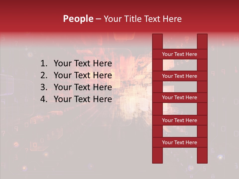 Angular Abstract Arrangement PowerPoint Template