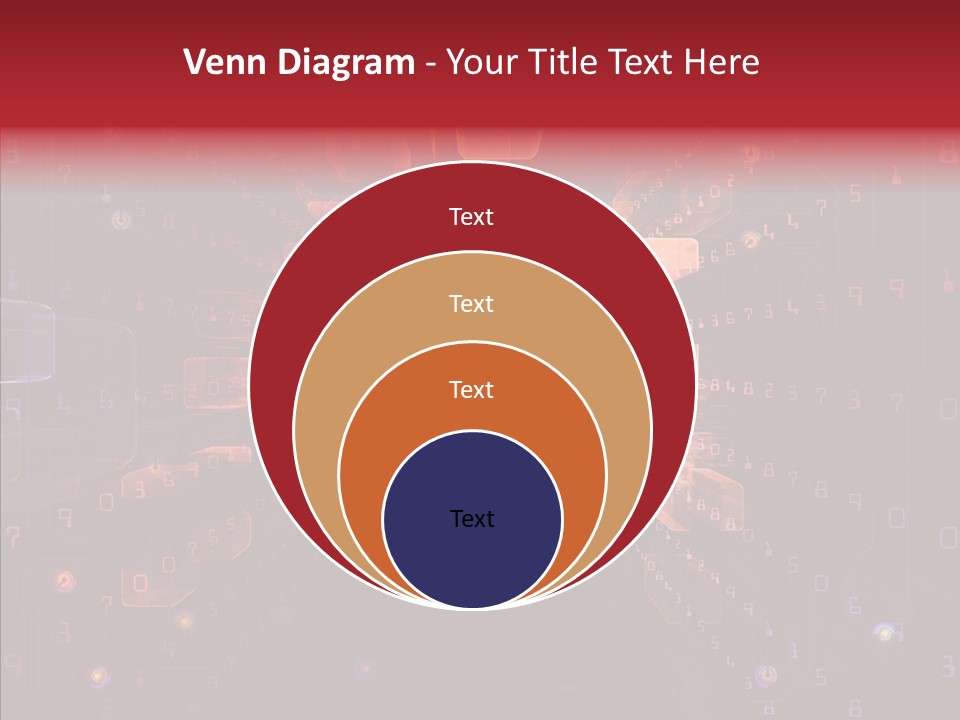 Angular Abstract Arrangement PowerPoint Template