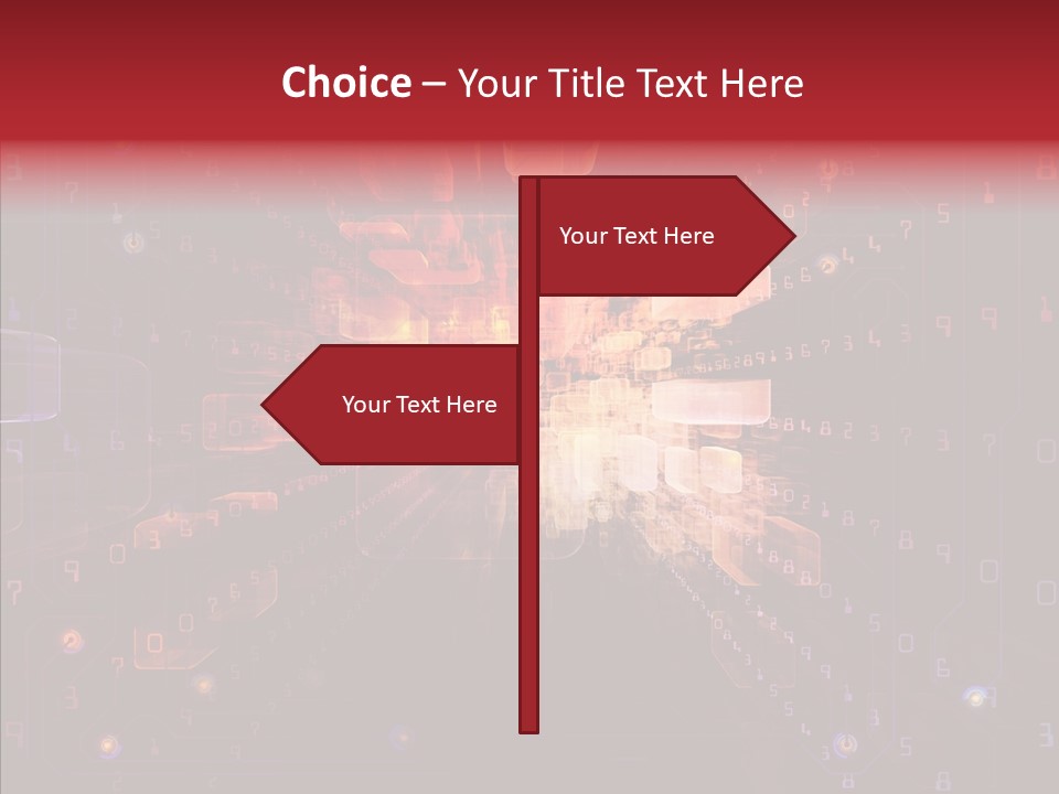 Angular Abstract Arrangement PowerPoint Template