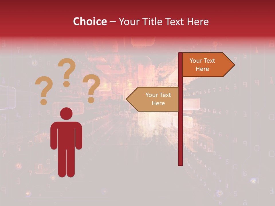 Angular Abstract Arrangement PowerPoint Template