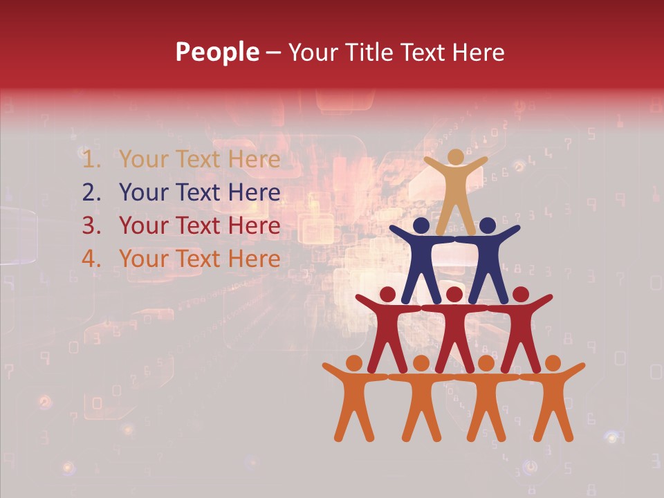 Angular Abstract Arrangement PowerPoint Template