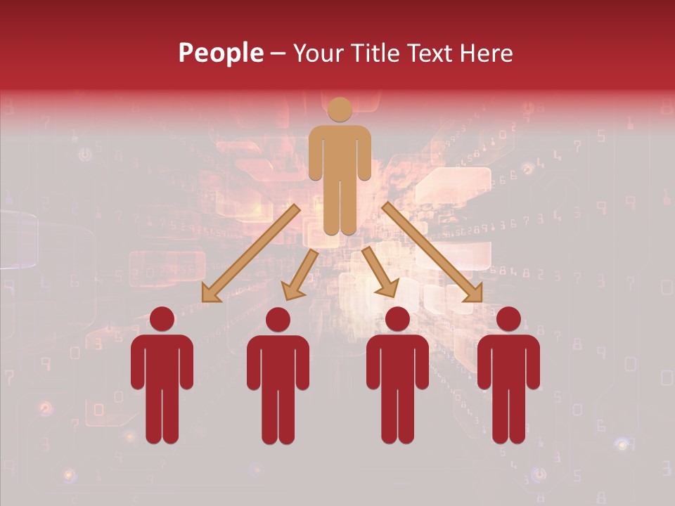 Angular Abstract Arrangement PowerPoint Template