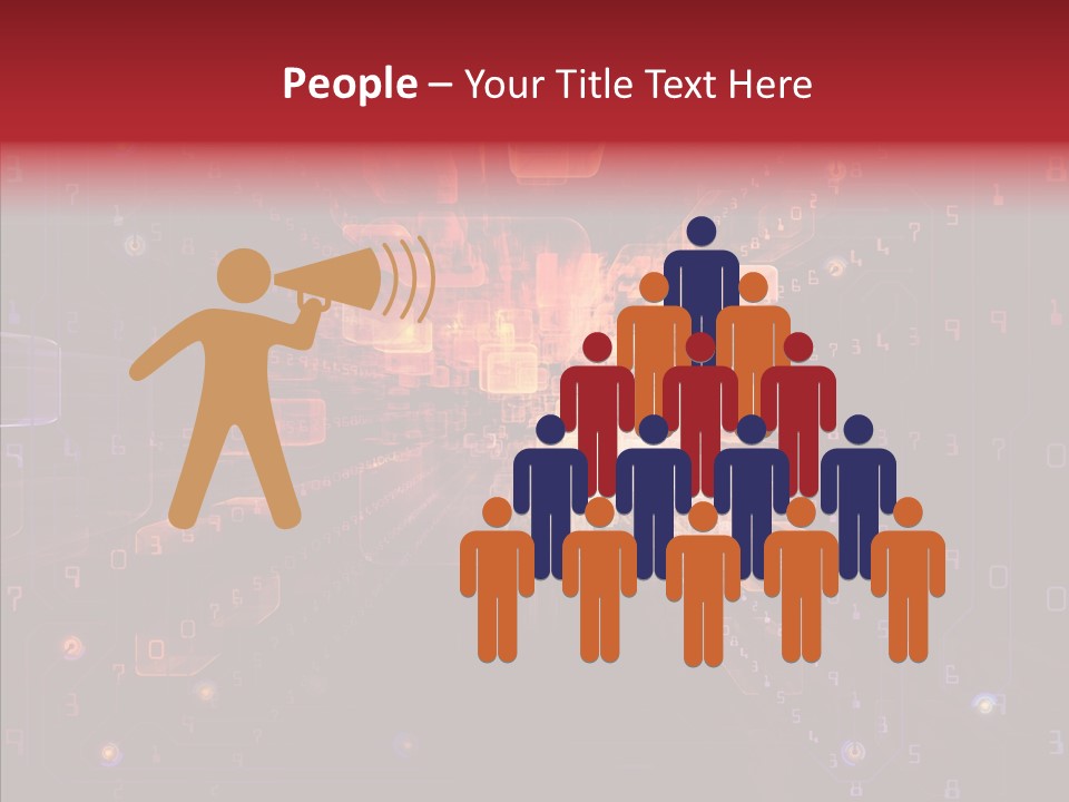 Angular Abstract Arrangement PowerPoint Template