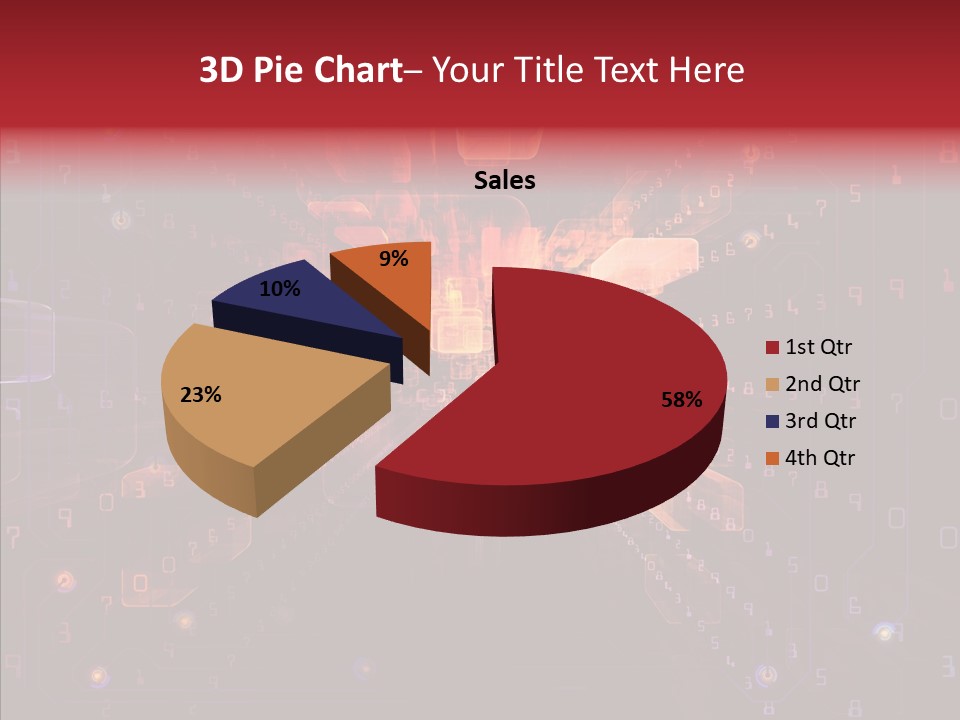 Angular Abstract Arrangement PowerPoint Template