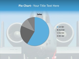 Airborne Airplane Fuselage PowerPoint Template