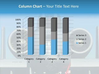 Airborne Airplane Fuselage PowerPoint Template