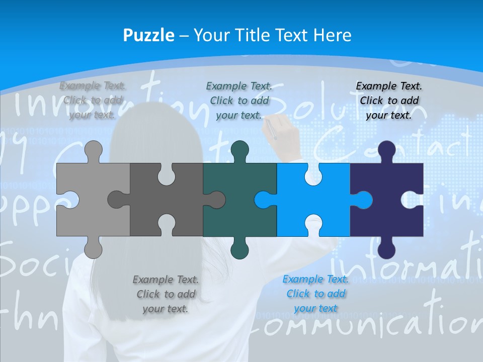 Vision Writing Technology PowerPoint Template