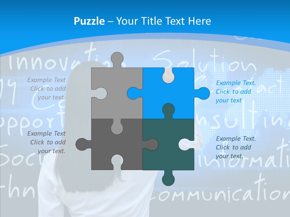 Vision Writing Technology PowerPoint Template