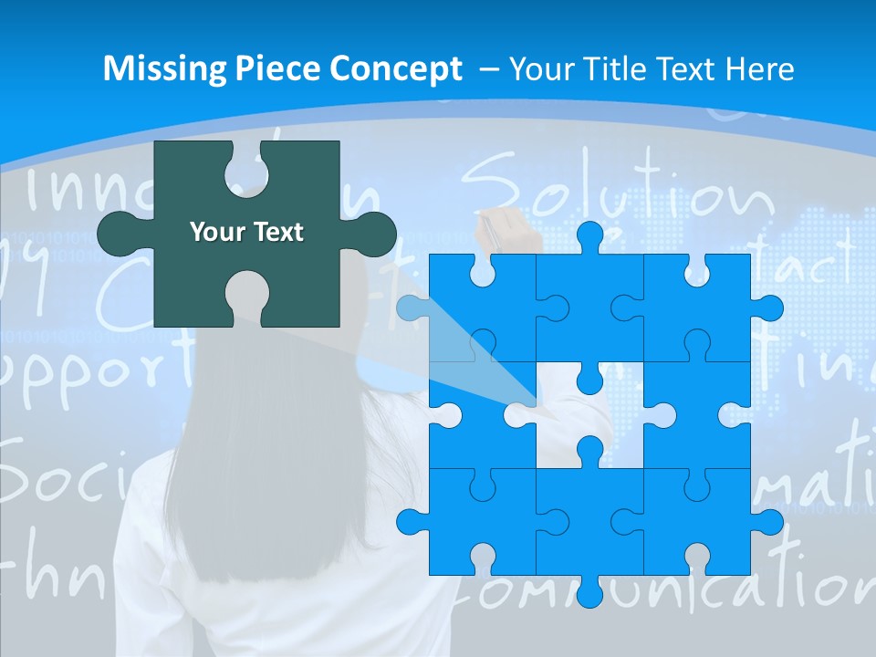 Vision Writing Technology PowerPoint Template