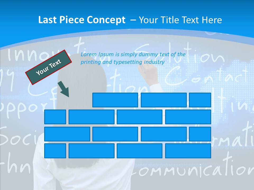 Vision Writing Technology PowerPoint Template