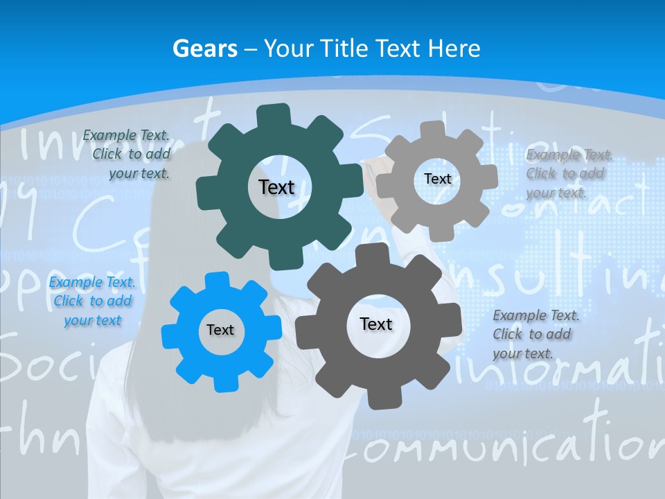 Vision Writing Technology PowerPoint Template