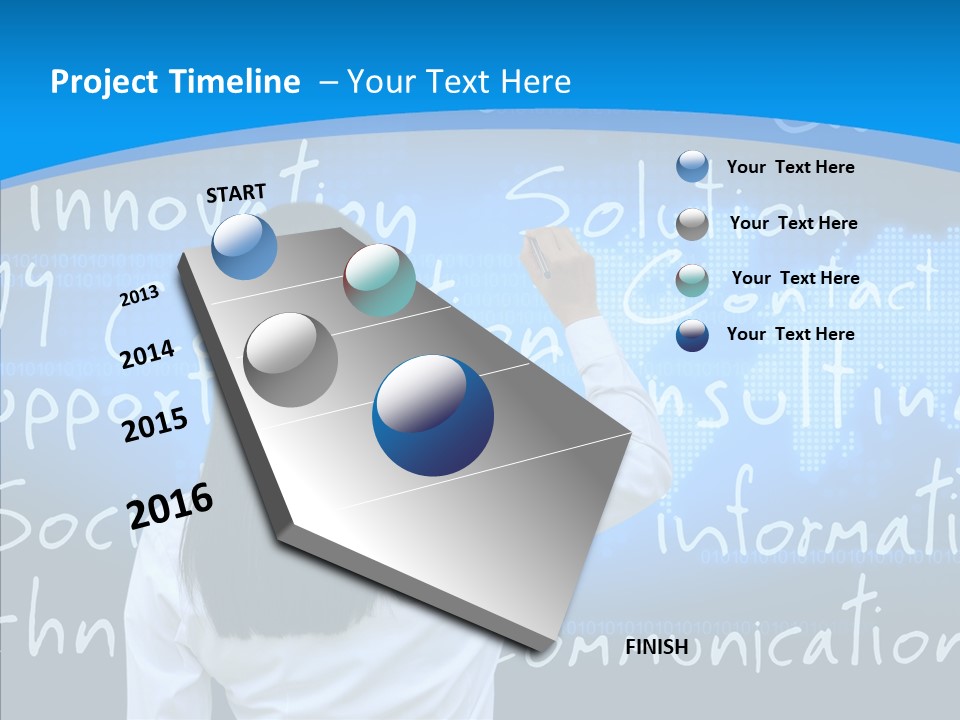 Vision Writing Technology PowerPoint Template
