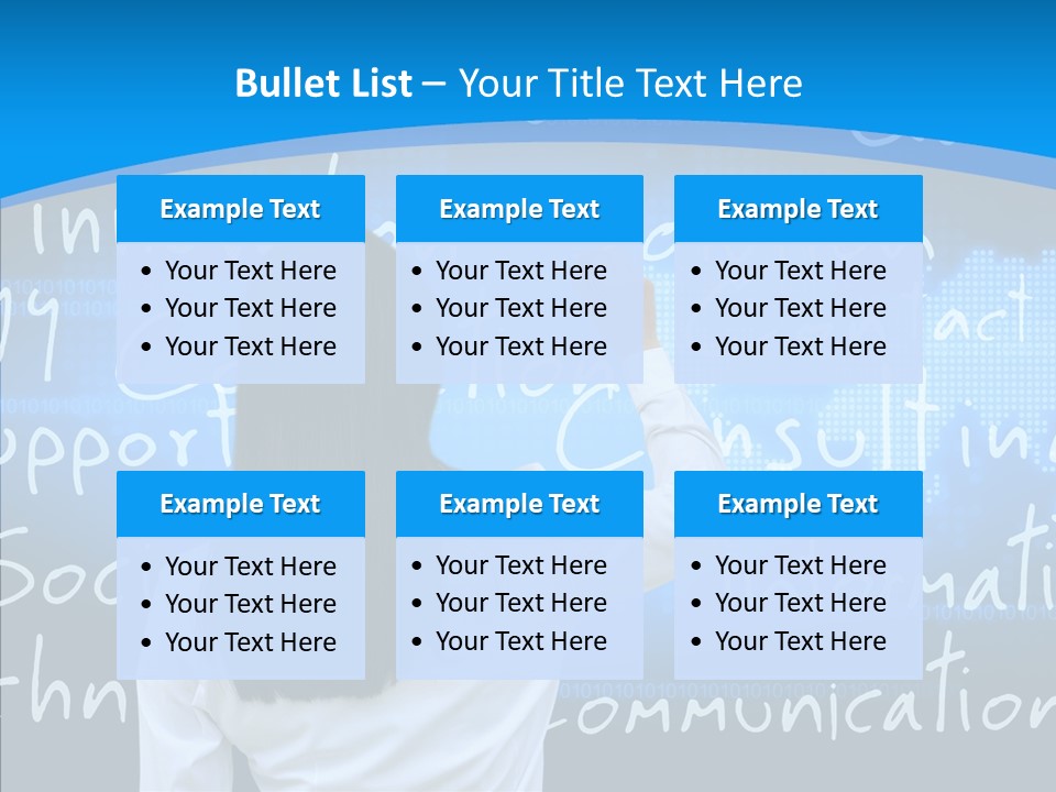 Vision Writing Technology PowerPoint Template