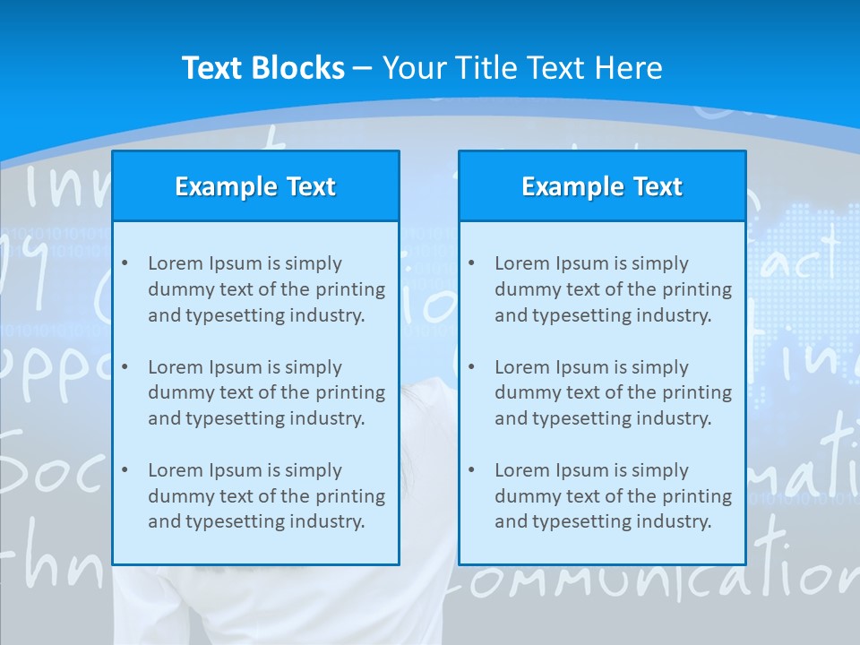 Vision Writing Technology PowerPoint Template