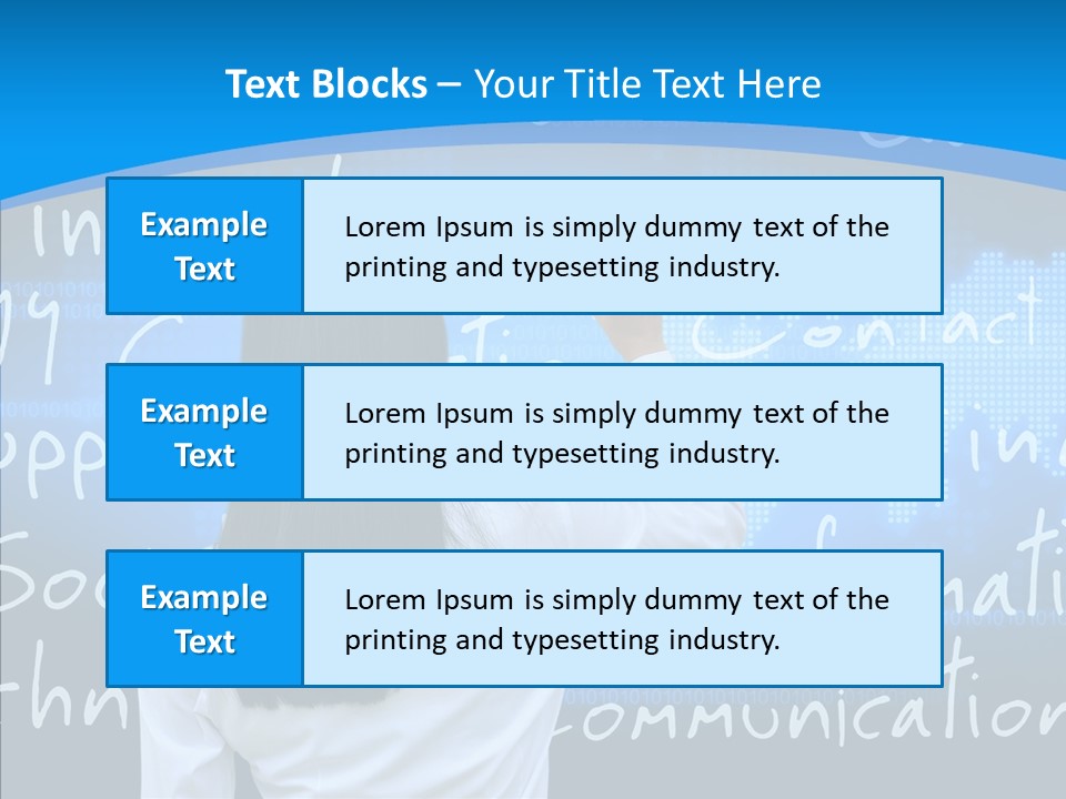 Vision Writing Technology PowerPoint Template