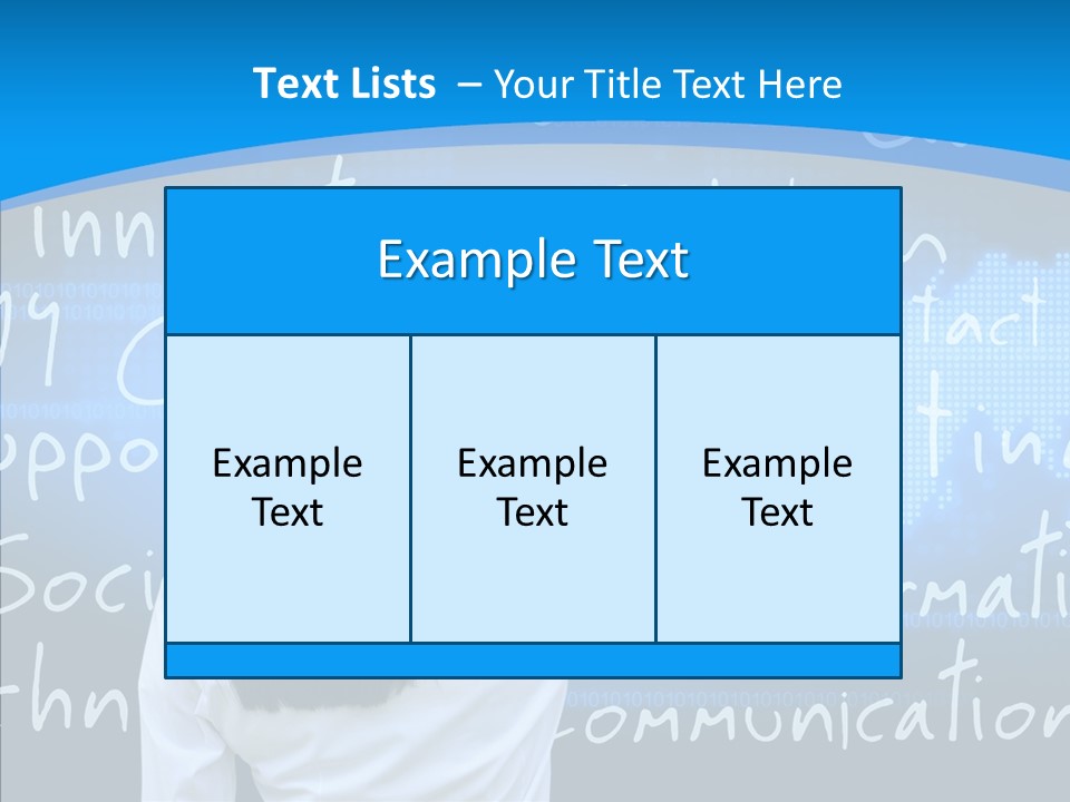 Vision Writing Technology PowerPoint Template