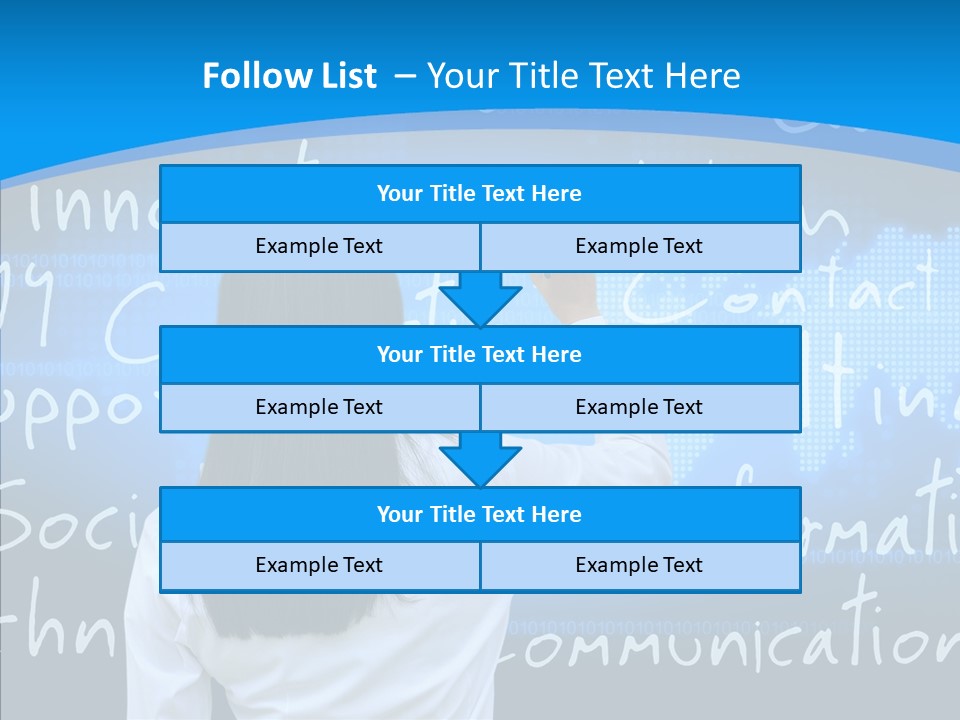 Vision Writing Technology PowerPoint Template