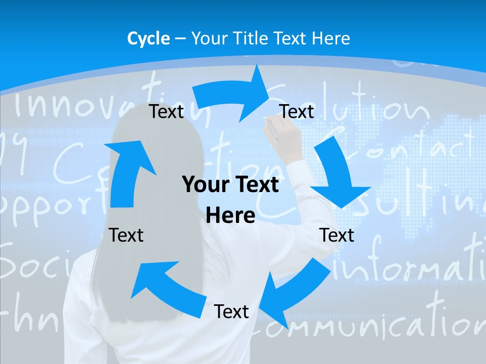 Vision Writing Technology PowerPoint Template