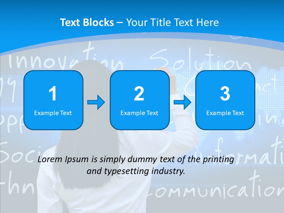 Vision Writing Technology PowerPoint Template