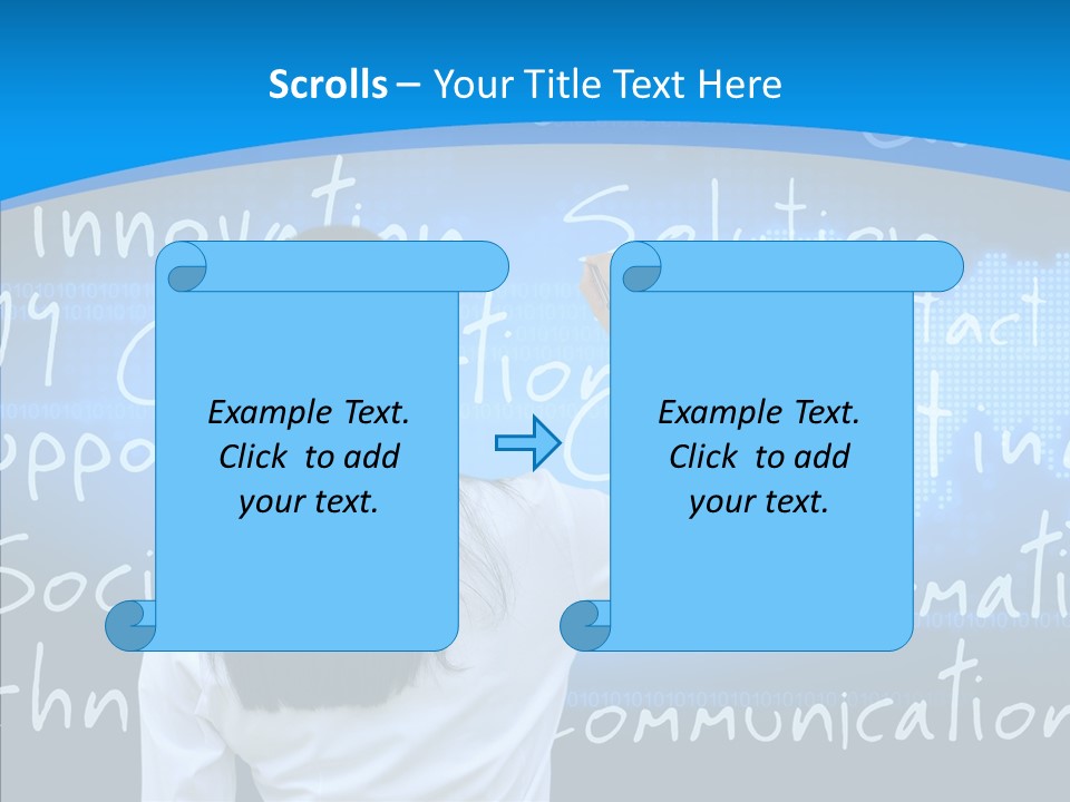 Vision Writing Technology PowerPoint Template