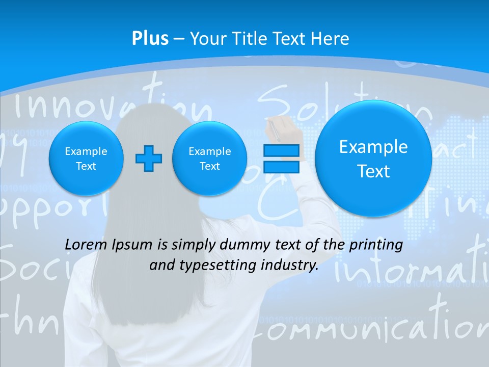 Vision Writing Technology PowerPoint Template