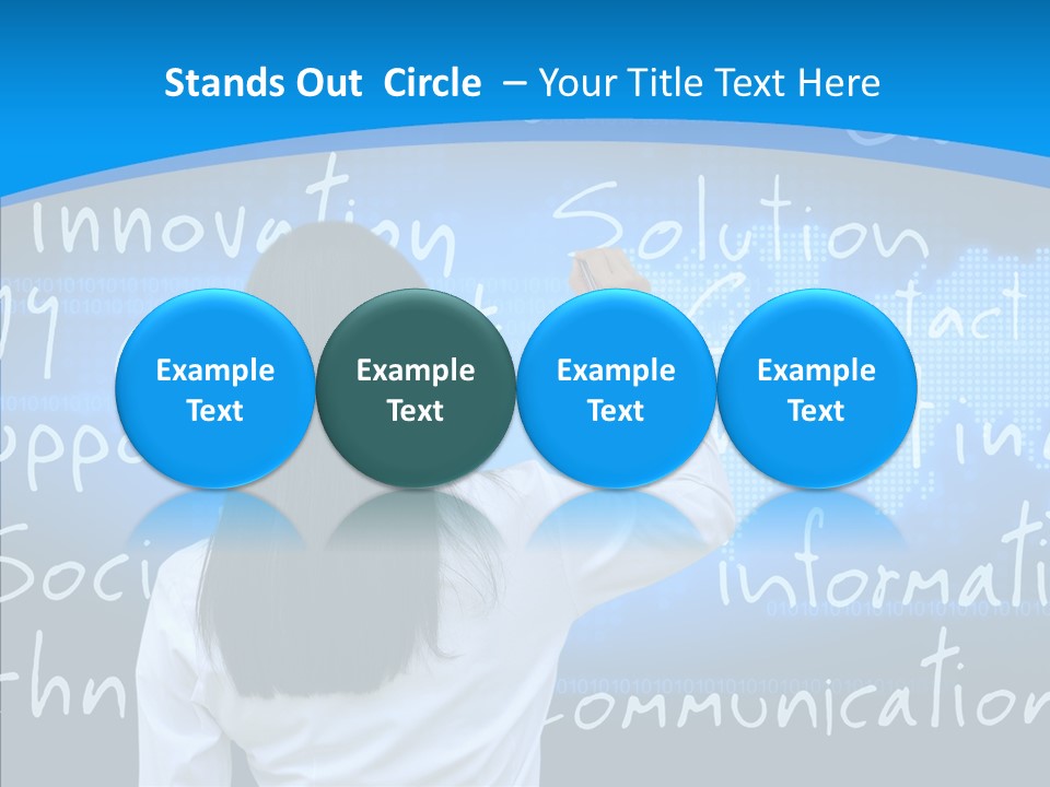 Vision Writing Technology PowerPoint Template