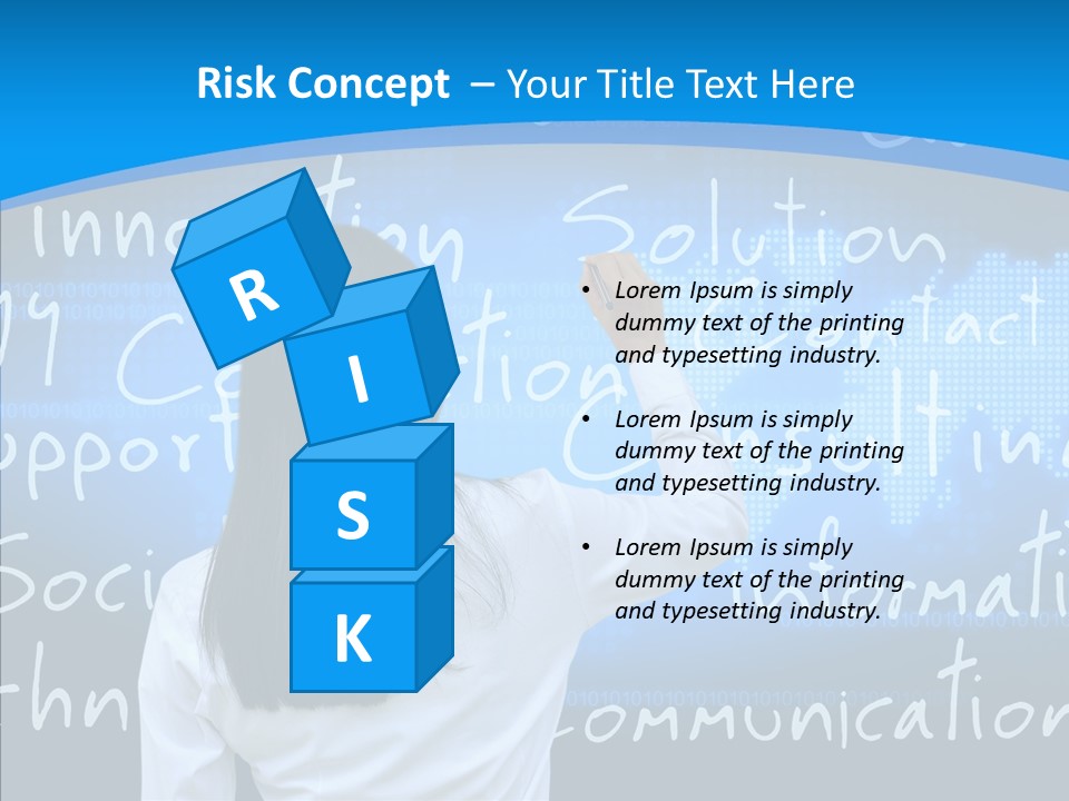 Vision Writing Technology PowerPoint Template
