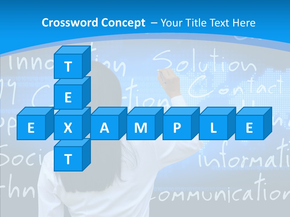 Vision Writing Technology PowerPoint Template