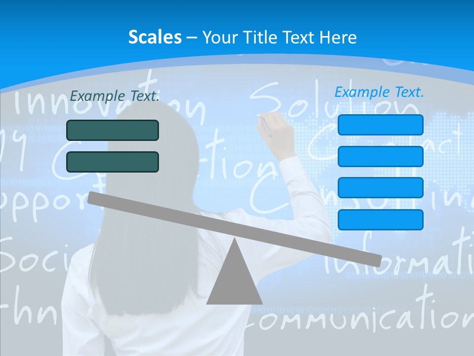 Vision Writing Technology PowerPoint Template