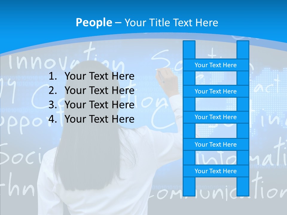 Vision Writing Technology PowerPoint Template