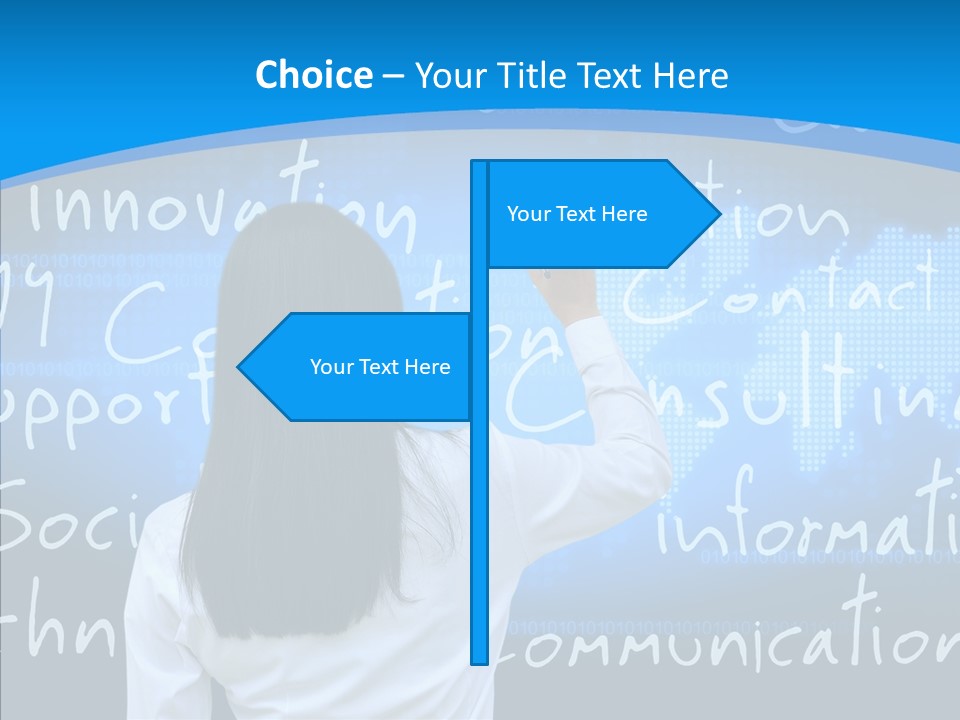 Vision Writing Technology PowerPoint Template