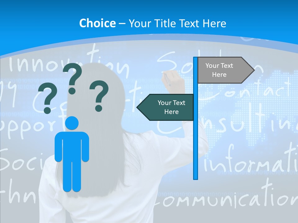 Vision Writing Technology PowerPoint Template