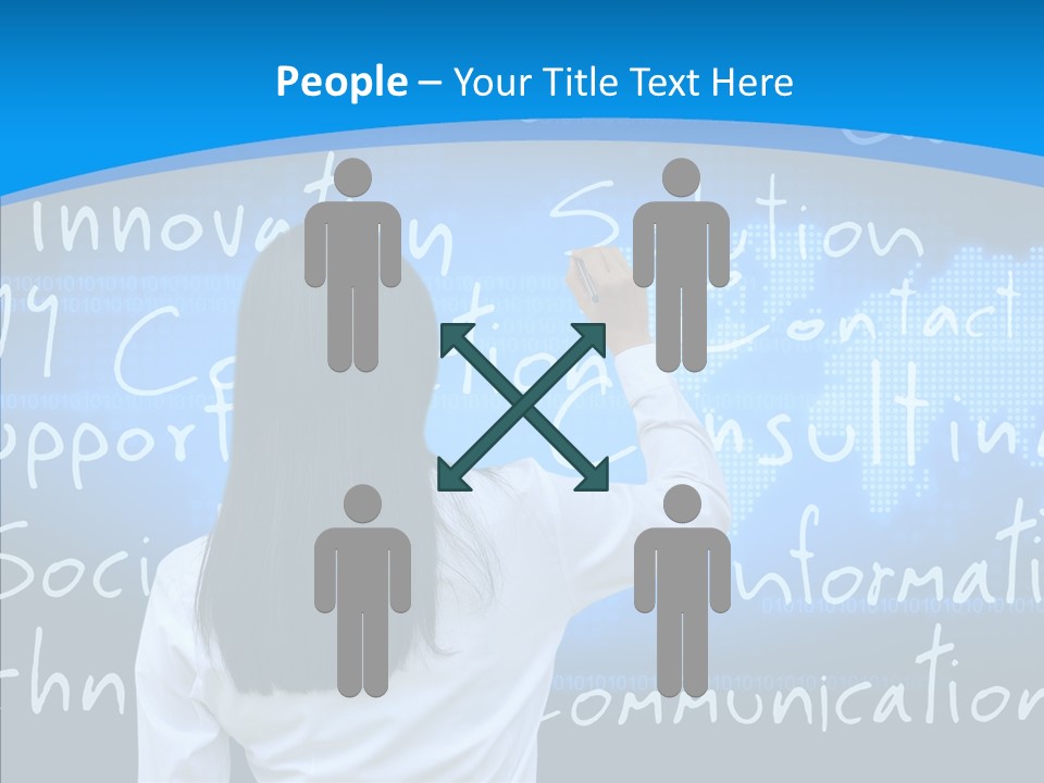 Vision Writing Technology PowerPoint Template