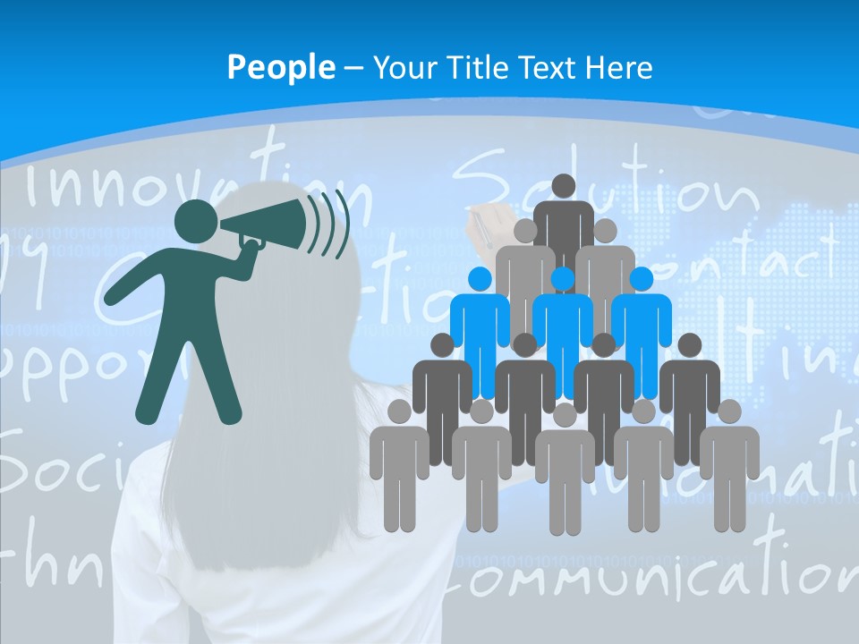 Vision Writing Technology PowerPoint Template