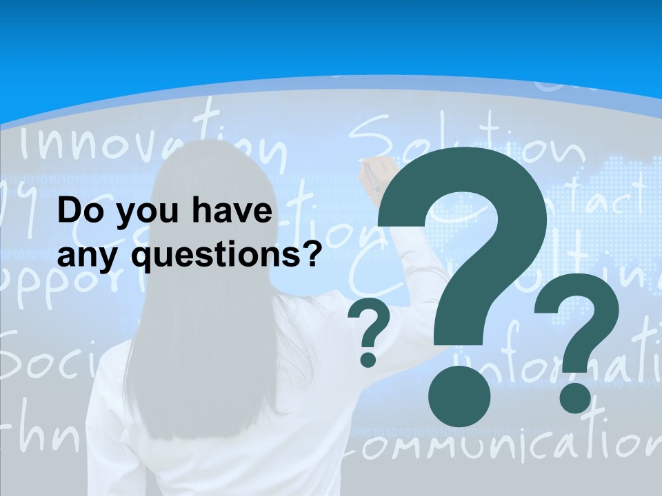 Vision Writing Technology PowerPoint Template