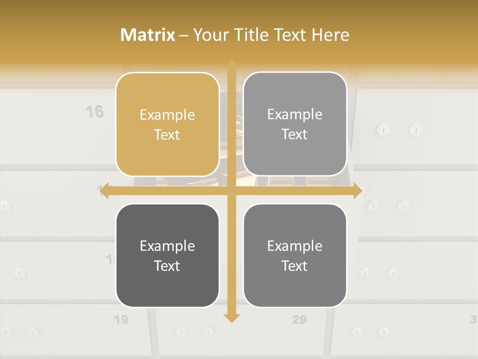 Swiss Protection Steel PowerPoint Template