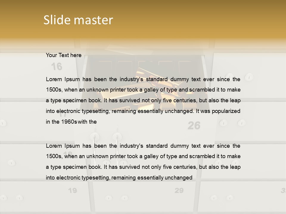 Swiss Protection Steel PowerPoint Template