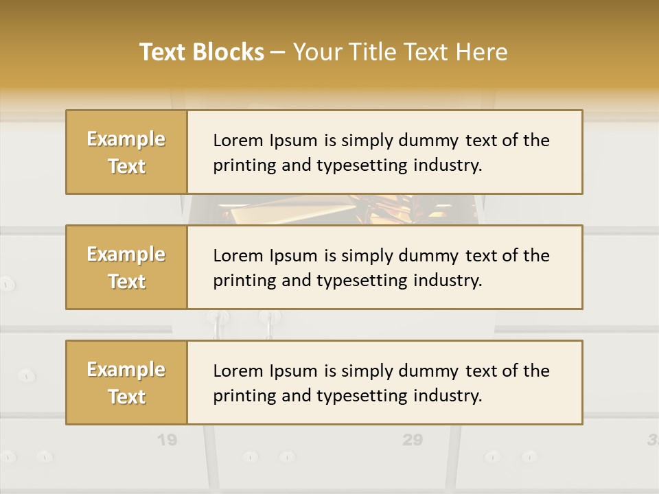 Swiss Protection Steel PowerPoint Template