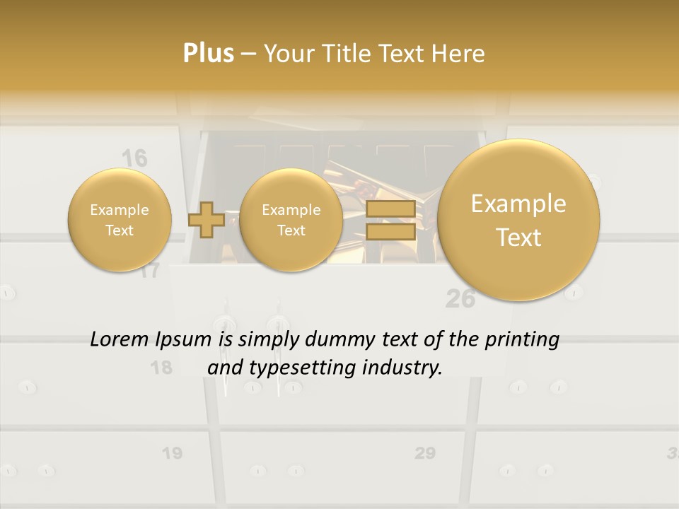 Swiss Protection Steel PowerPoint Template