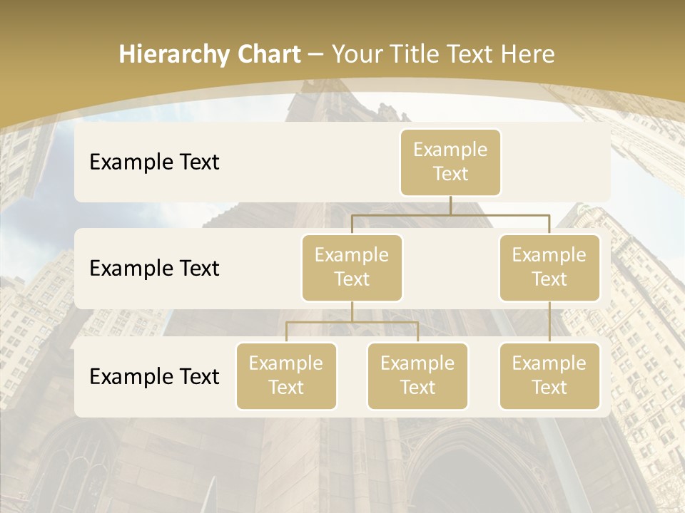 Cloud Skyscraper Street PowerPoint Template