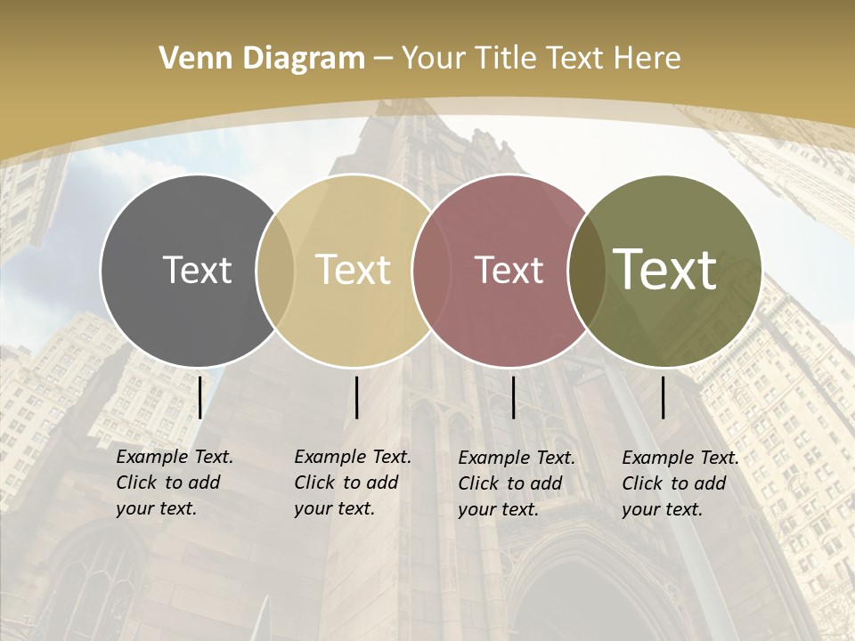 Cloud Skyscraper Street PowerPoint Template