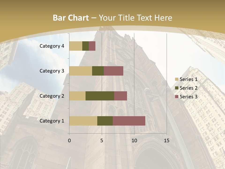 Cloud Skyscraper Street PowerPoint Template